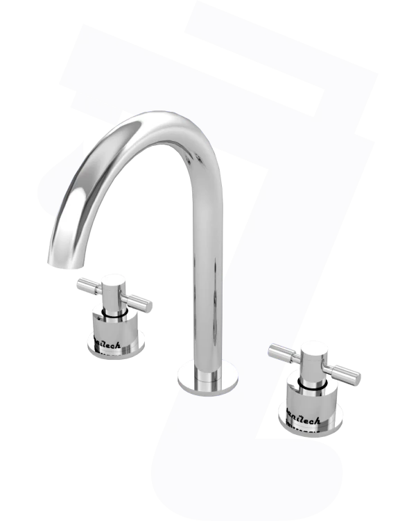 3-Hole Faucet Majestic, a widespread faucet