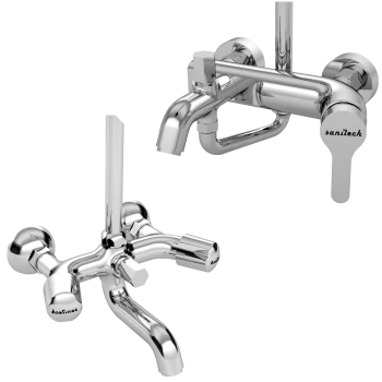 wall mixers combined in one picture