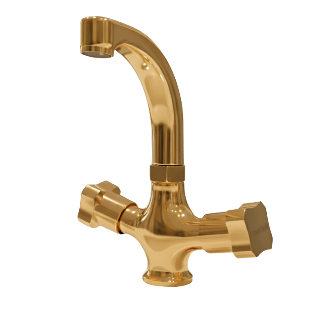 Cancer - Basin Mixer - Gold