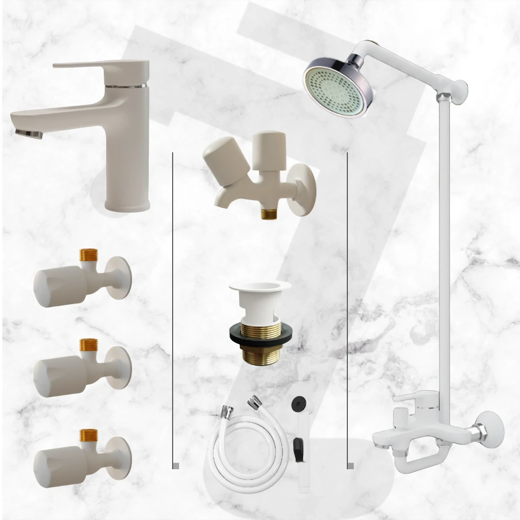 Eco Complete Bathroom Set - White