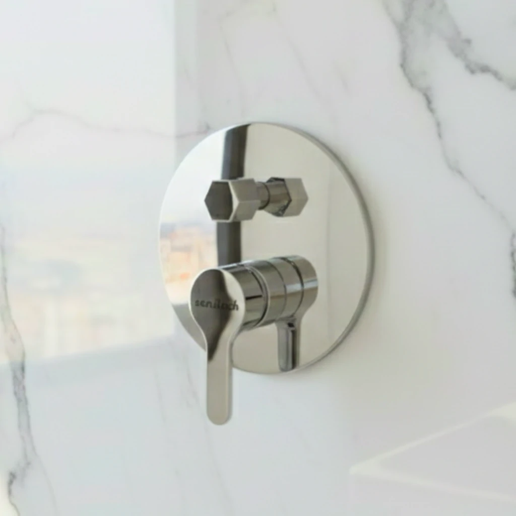 Eco Concealed Wall Mixer in Bathroom - SaniTecH Sanitary Fittings