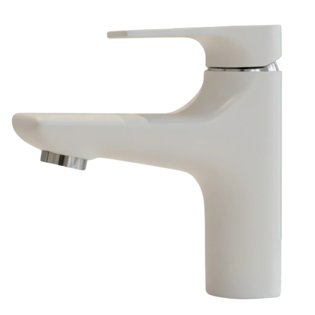 Gist - Basin Mixer - White