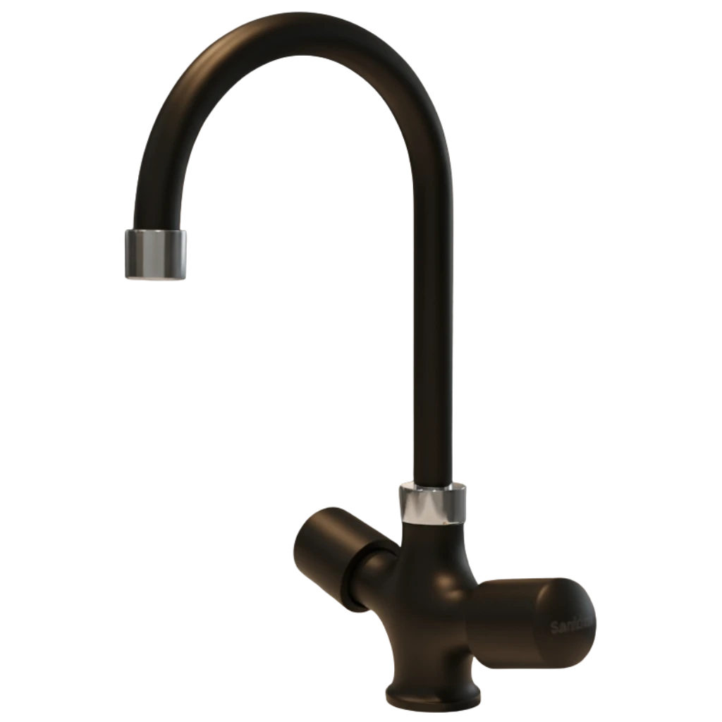Leo - Basin Mixer - Black
