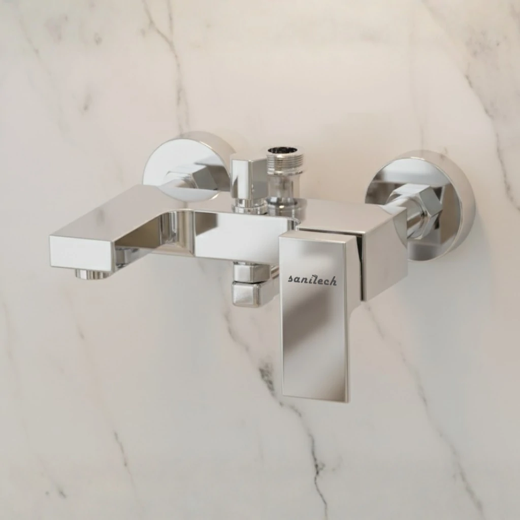 Valor Wall Mixer in Bathroom - SaniTecH Sanitary Fittings
