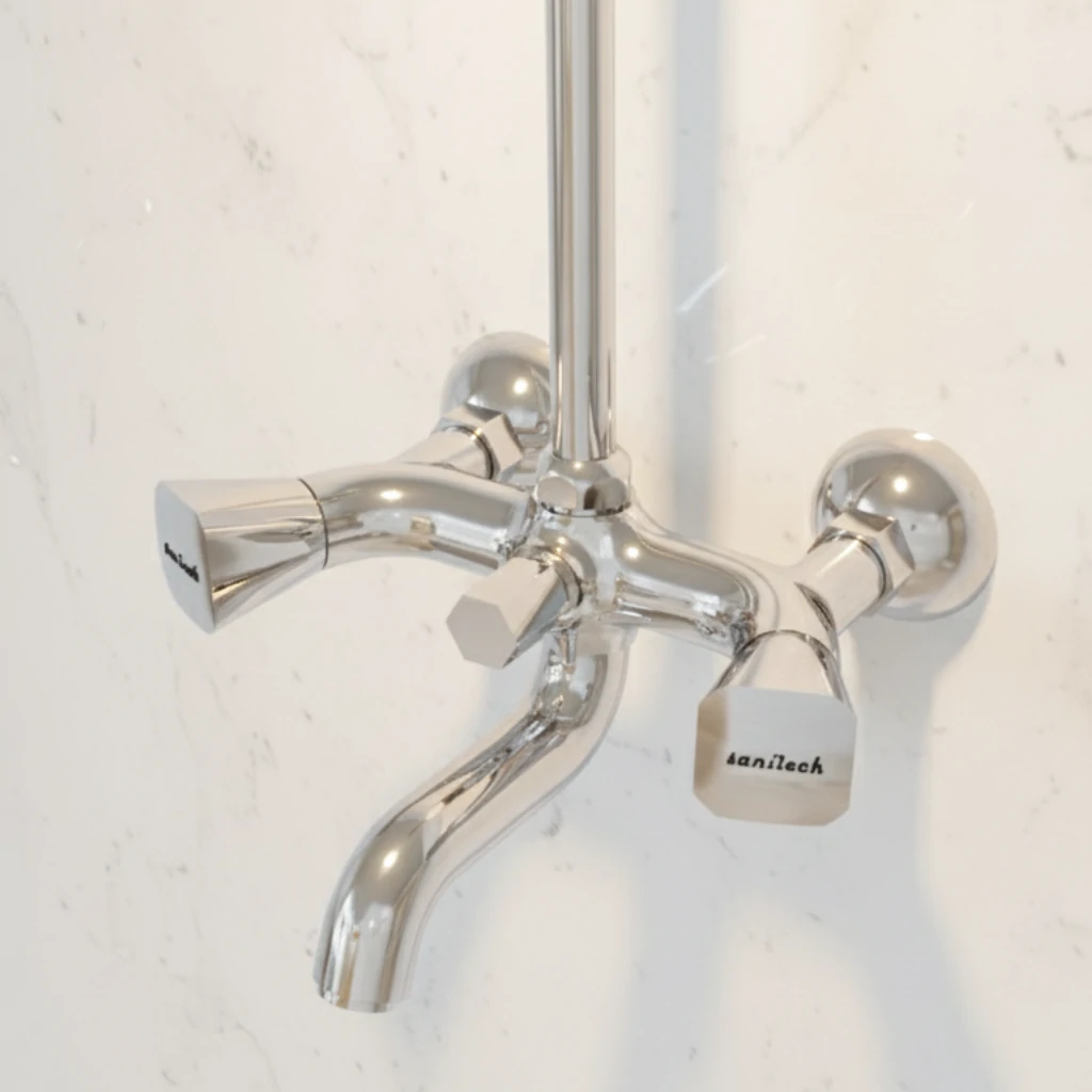 Virgo Wall Mixer in Bathroom - SaniTecH Sanitary Fittings