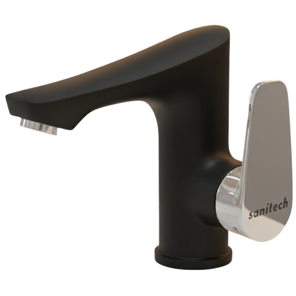 Vogue - Basin Mixer - Black & Chrome