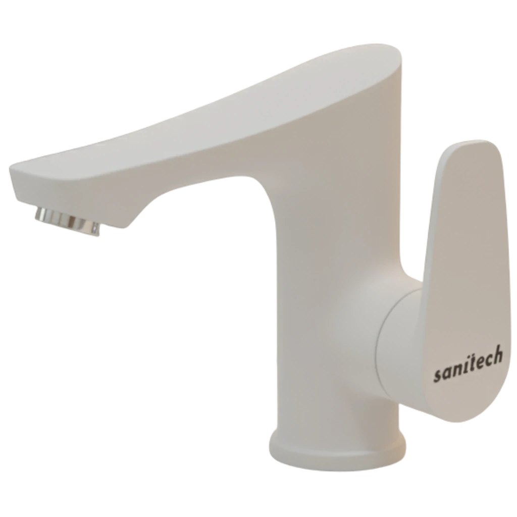 Vogue - Basin Mixer - White