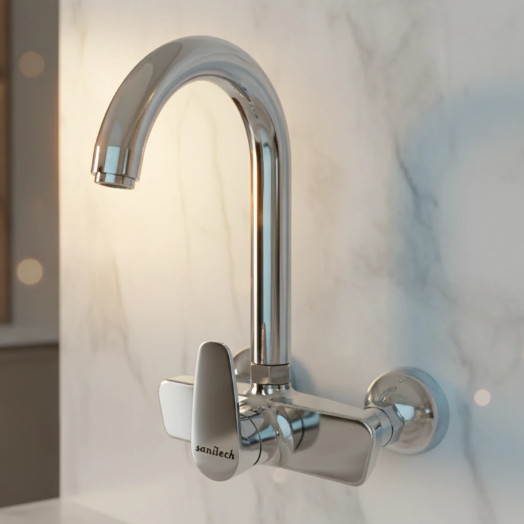 Zeal Wall Mixer in Daylight