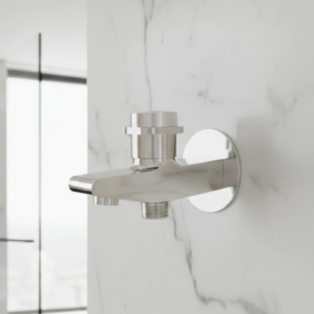 Moderation Double Bib Cock in Daylight - SaniTecH Sanitary Fittings