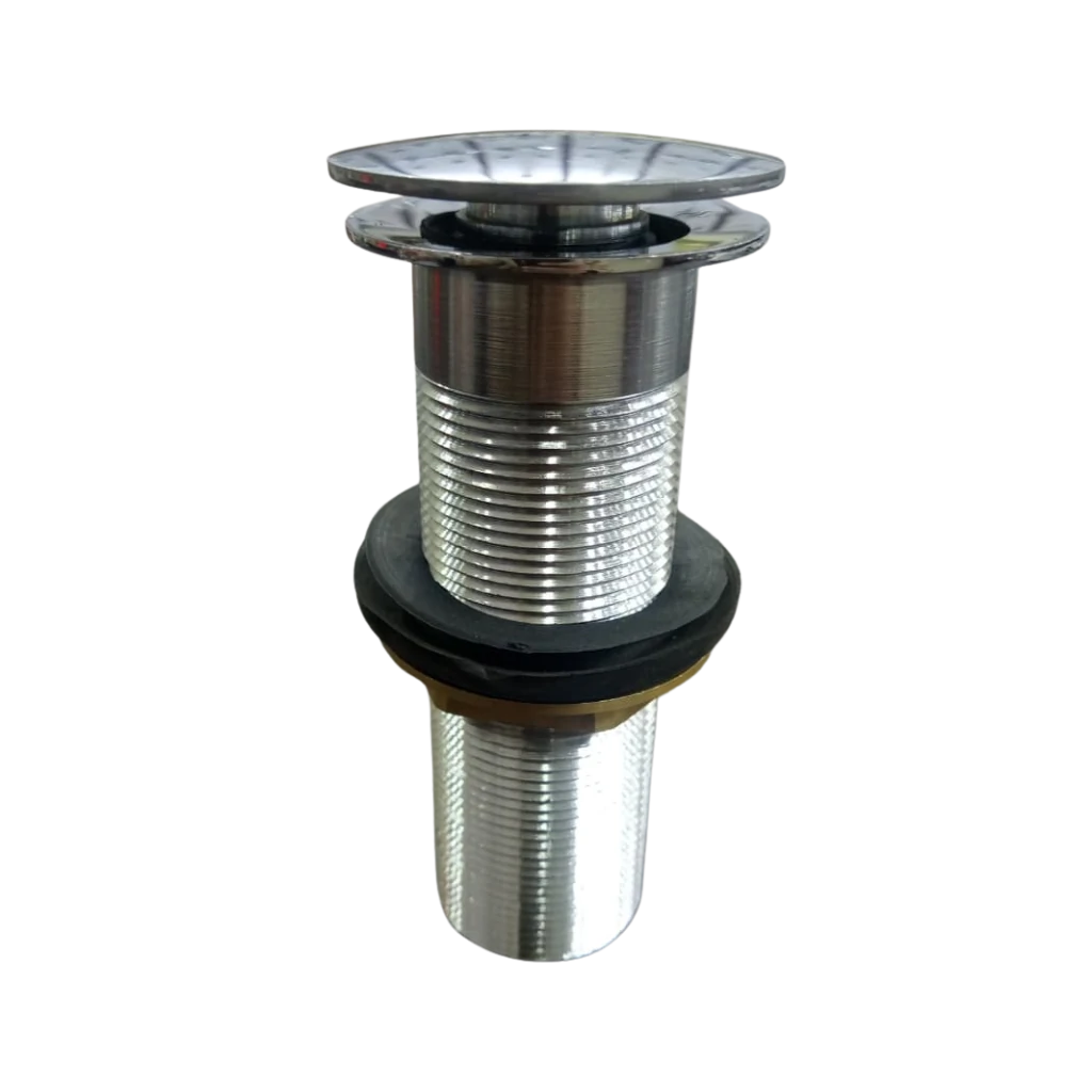 Push Waste 6-inch - Chrome