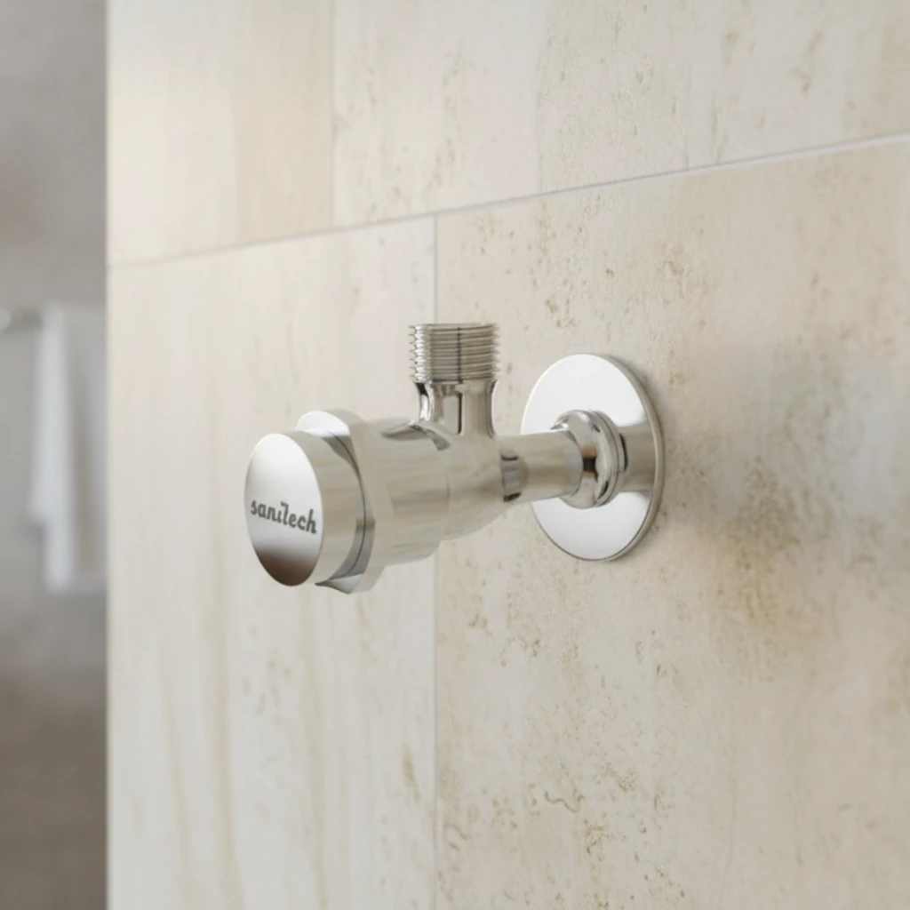 Tee Cock 3S in Daylight in Bathroom - SaniTecH Sanitary Fittings