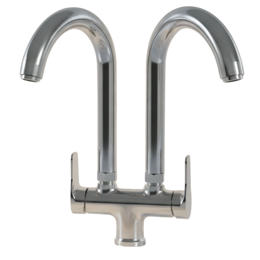 Twin Mixer - Chrome
